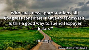 Englisches Zitat von Phil Gingrey als Bild