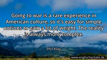 Englisches Zitat von Phil Klay als Bild