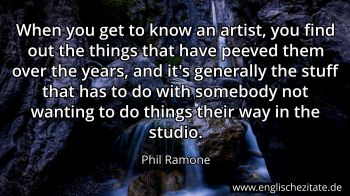 Englisches Zitat von Phil Ramone als Bild