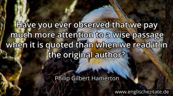 Englisches Zitat von Philip Gilbert Hamerton als Bild