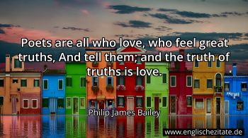 Englisches Zitat von Philip James Bailey als Bild