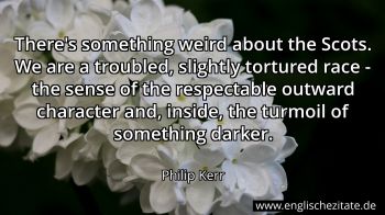 Englisches Zitat von Philip Kerr als Bild