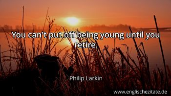 Englisches Zitat von Philip Larkin als Bild