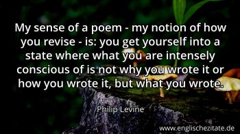 Englisches Zitat von Philip Levine als Bild