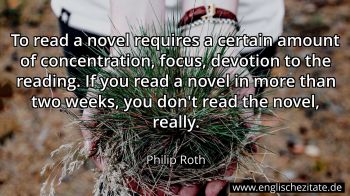 Englisches Zitat von Philip Roth als Bild