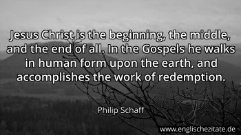 Englisches Zitat von Philip Schaff als Bild