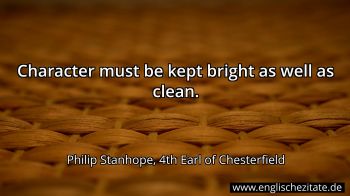 Englisches Zitat von Philip Stanhope, 4th Earl of Chesterfield als Bild