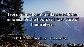 Englisches Zitat von Philip Stanhope, 4th Earl of Chesterfield als Bild