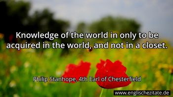Englisches Zitat von Philip Stanhope, 4th Earl of Chesterfield als Bild
