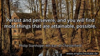 Englisches Zitat von Philip Stanhope, 4th Earl of Chesterfield als Bild