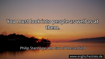 Englisches Zitat von Philip Stanhope, 4th Earl of Chesterfield als Bild