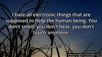 Englisches Zitat von Philippe Petit als Bild