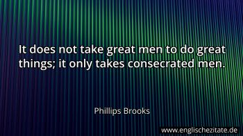 Englisches Zitat von Phillips Brooks als Bild
