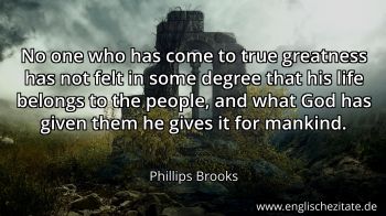 Englisches Zitat von Phillips Brooks als Bild