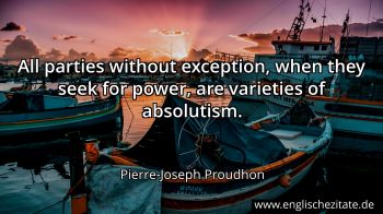 Englisches Zitat von Pierre-Joseph Proudhon als Bild