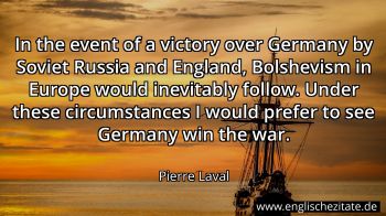 Englisches Zitat von Pierre Laval als Bild