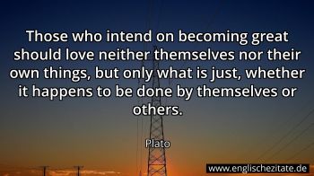 Englisches Zitat von Plato als Bild