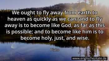 Englisches Zitat von Plato als Bild
