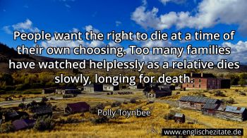 Englisches Zitat von Polly Toynbee als Bild