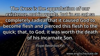 Englisches Zitat von Pope Benedict XVI als Bild