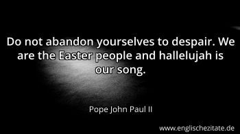 Englisches Zitat von Pope John Paul II als Bild