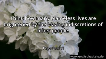 Englisches Zitat von Pope Paul VI als Bild