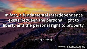 Englisches Zitat von Potter Stewart als Bild