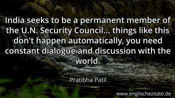 Englisches Zitat von Pratibha Patil als Bild