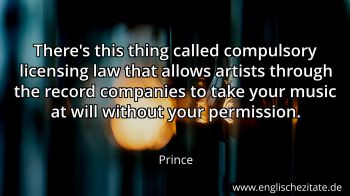 Englisches Zitat von Prince als Bild