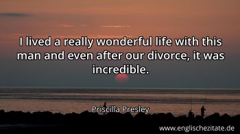 Englisches Zitat von Priscilla Presley als Bild