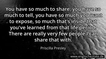 Englisches Zitat von Priscilla Presley als Bild