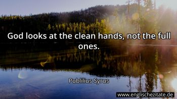 Englisches Zitat von Publilius Syrus als Bild