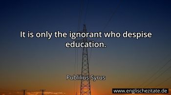 Englisches Zitat von Publilius Syrus als Bild