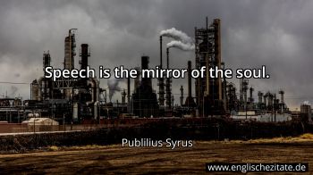 Englisches Zitat von Publilius Syrus als Bild