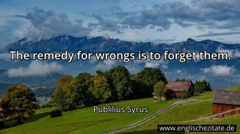 Englisches Zitat von Publilius Syrus als Bild