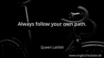 Englisches Zitat von Queen Latifah als Bild