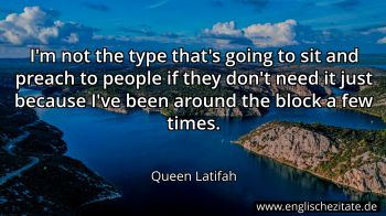 Englisches Zitat von Queen Latifah als Bild
