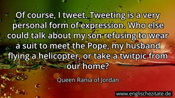 Englisches Zitat von Queen Rania of Jordan als Bild