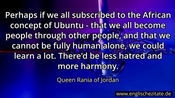 Englisches Zitat von Queen Rania of Jordan als Bild