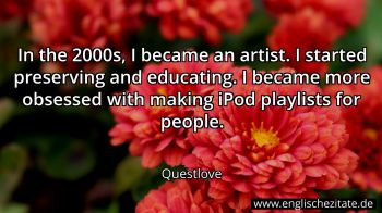 Englisches Zitat von Questlove als Bild