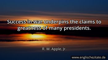 Englisches Zitat von R. W. Apple, Jr. als Bild