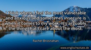 Englisches Zitat von Rachel Brosnahan als Bild