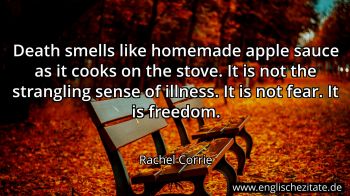 Englisches Zitat von Rachel Corrie als Bild