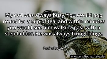 Englisches Zitat von Rachel Joyce als Bild