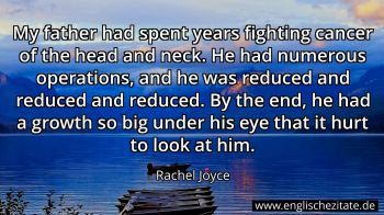 Englisches Zitat von Rachel Joyce als Bild