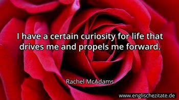 Englisches Zitat von Rachel McAdams als Bild