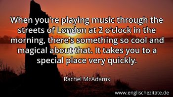 Englisches Zitat von Rachel McAdams als Bild