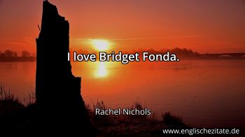 Englisches Zitat von Rachel Nichols als Bild