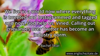 Englisches Zitat von Rachel Sklar als Bild