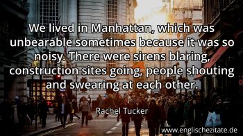 Englisches Zitat von Rachel Tucker als Bild